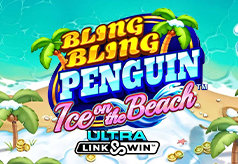 Bling Bling Penguin Ice On The Beach